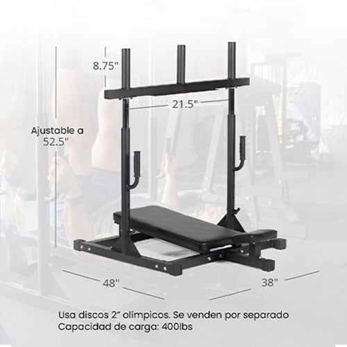 Banco prensa vertical para piernas – Chocofit